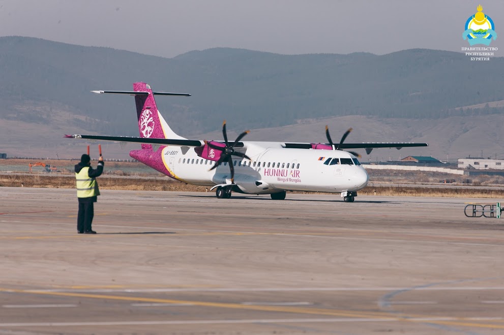 В Бурятию прилетел первый транзитный рейс из Монголии в Китай